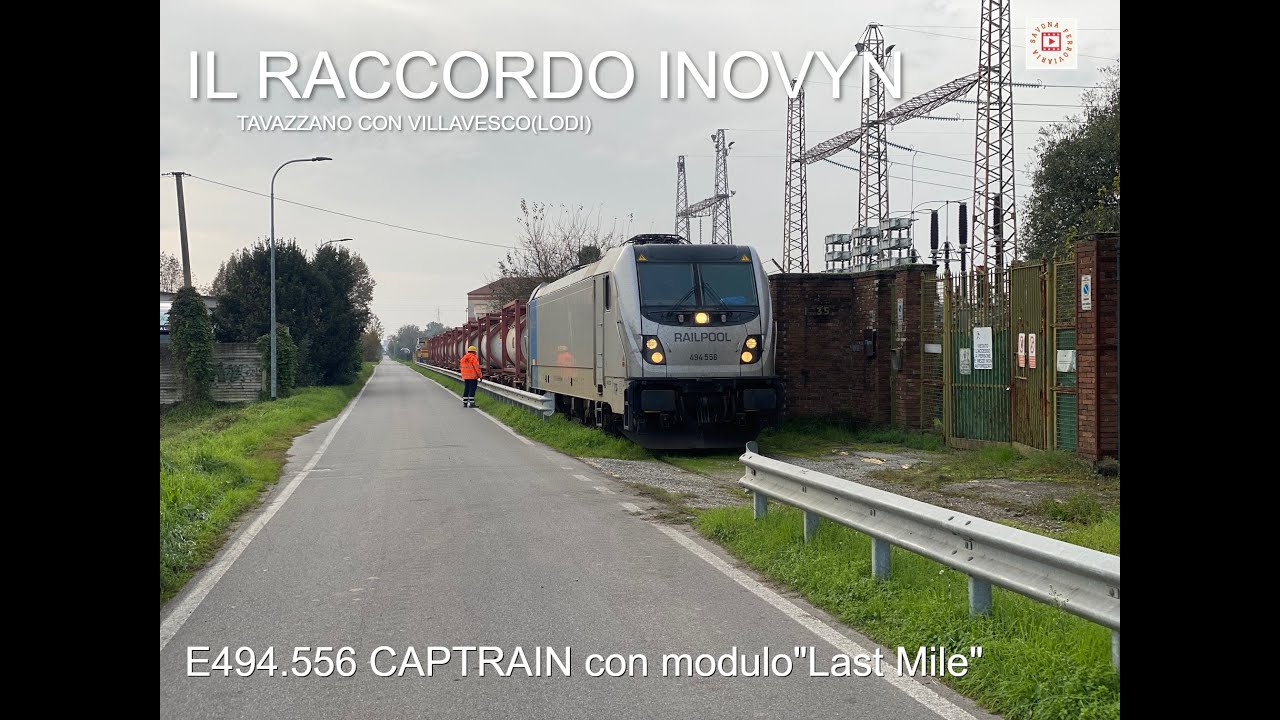 Il raccordo INOVYN in compagnia della E494.556 Last Mile