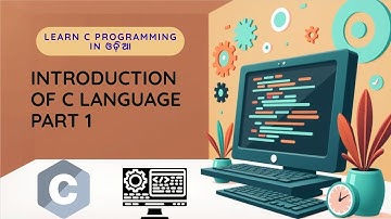 Lecture 1 | C Programming in Odia | Introduction, Software & Hardware, Program Running Process