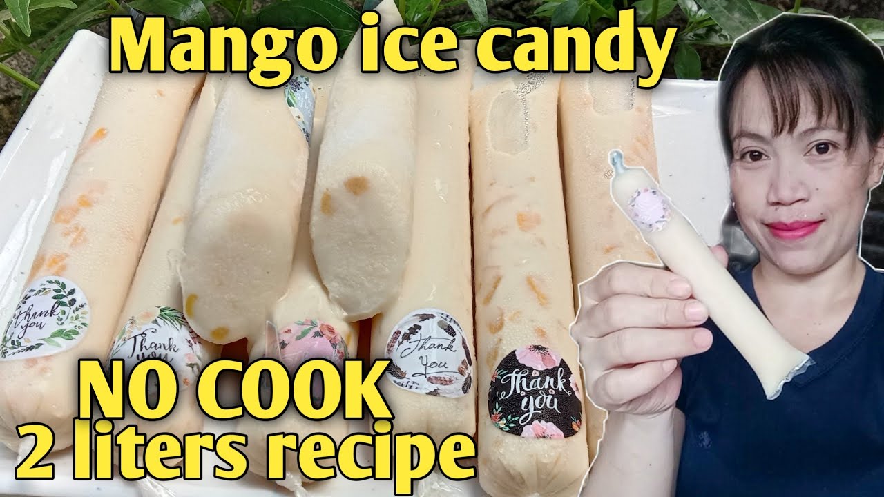Pang negosyo 2 liters recipe Soft and creamy Mango ice candy/Maila 