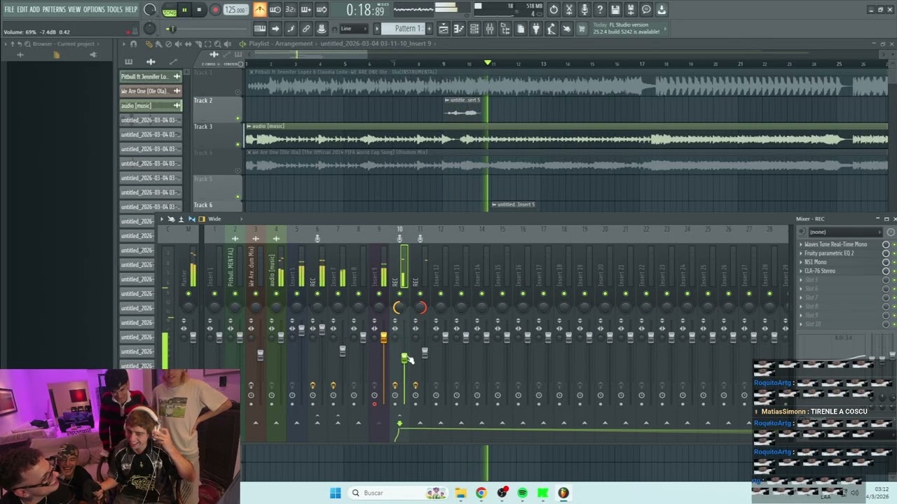 GRABAMOS la CANCION del MUNDIAL