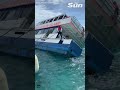 Bahamas boat capsize: Survivor records terrifying ship-sinking ordeal #shorts