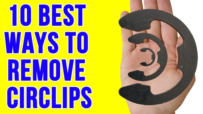 How to Remove E-Clips WITHOUT an E-Clip Tool (Horseshoe Fastener Removal  Tutorial) 