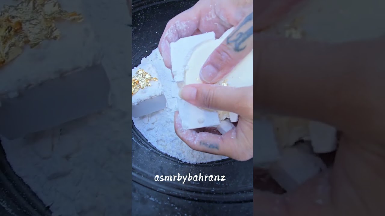 Freshly poured chalk paste and CS 