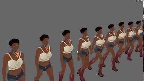 Panda3D hardware instancing and animation