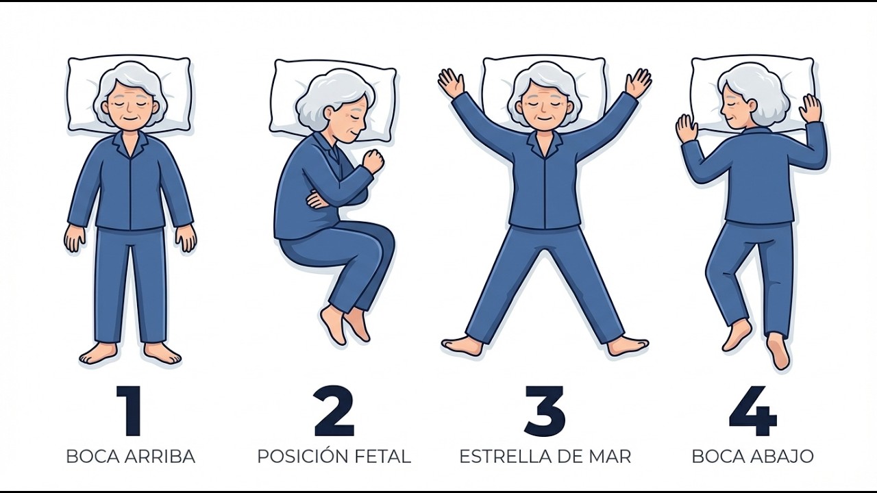 ESTO le sucede a tu CUERPO en cada posición para dormir (según la ciencia)