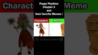 Poppy Playtime Chapter 3 and their favorite Memes ! #shorts