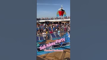 Thumbnail of The sail away party is always a good vibe #cruise #cruiseship #party