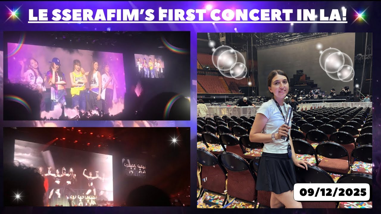 LE SSERAFIM’s First Concert In LA: LE SSERAFIM Easy Crazy Hot Tour Vlog