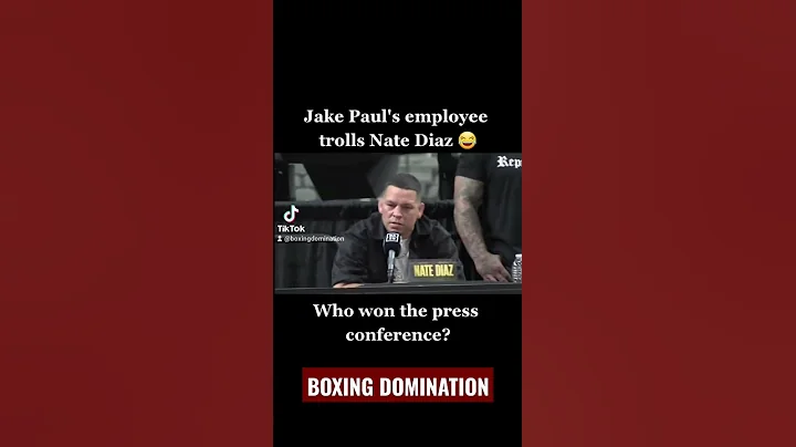 Jake Paul Employee Trolls Nate Diaz At The Press Conference "I'll Beat Nick Diaz F*cking Ass"