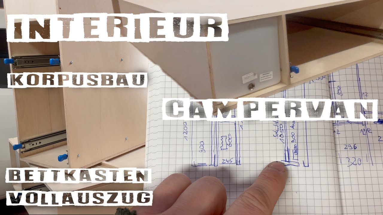 Möbelbau für den kleinen Camper Van, Mini Micro Camper