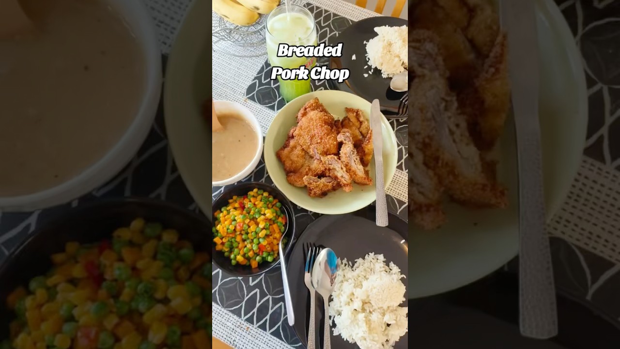 Breaded Pork Chops🌽 