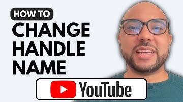How to Change YouTube Channel Handle Name