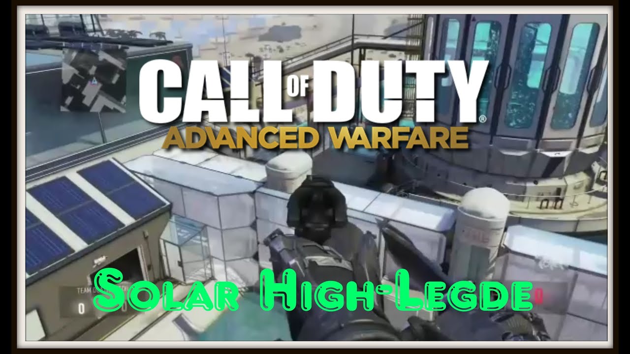 Call of Duty®: Advanced Warfare GLITCH SOLAR INFECTED ON TOP OF MAP