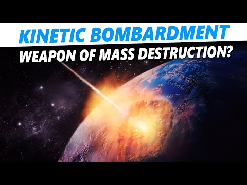 Physics of orbital kinetic bombardment