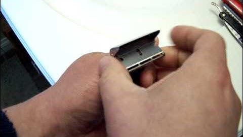 GEM single edge - blade change