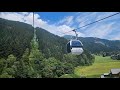 Monsteranlage: 8-MGD Grasjochbahn Montafon - Talfahrt im Sommerbetrieb