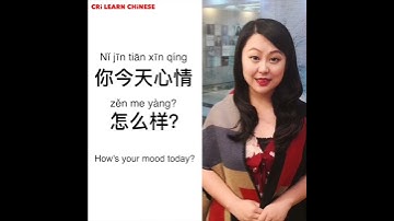 Learn Chinese in 1 min: How to say "mood" in Chinese?