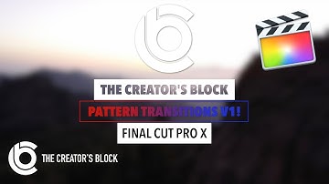 FINAL CUT PRO Pattern Transitions V1  |  by The Creator
