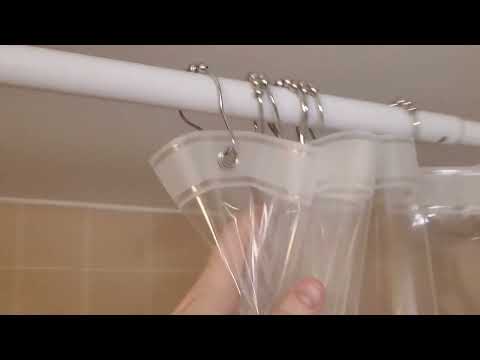 Titanker Shower Curtain Liner, Clear Shower Curtain Liner 3G PEVA Shower Liner with 3 Magnets