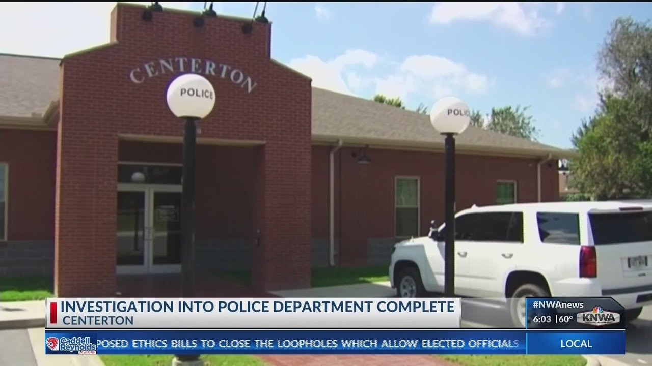 State Police Complete Investigation Into Centerton Police Department (KNWA)