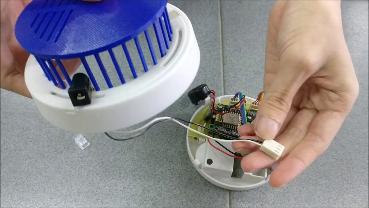 IOT Smoke Detector:Update Existing Smoke Detector With IOT - YouTube