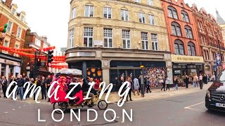 🇬🇧 London on Saturday with full of Positive vibes Soho to Piccadilly Circus | 4K HDR | VLOG 35