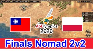 AOE2DE 世紀帝國2決定版，2020 AOElympics: Nomad 2v2 G5 最終戰!!!