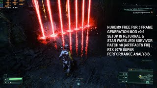 Free FSR 3 Frame Generation Mod Setup in Returnal &amp; Star Wars Jedi Survivor Patch v8 [Artifacts Fix]