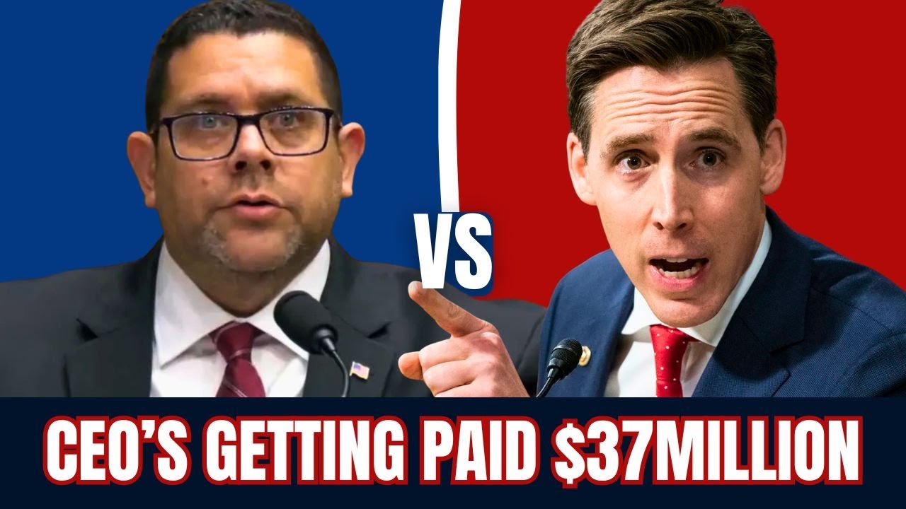 Josh Hawley Battles Boeing Exec as St  Louis Machinists Fight for Fair Pay.