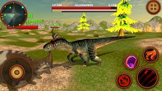 Best Dino Games - Allosaurus Simulator  Dinosaur Survival Battle 3D Android Gameplay screenshot 3