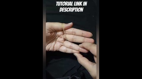 Rubber band Magic #magic #tricks #youtubeshorts #rubberband