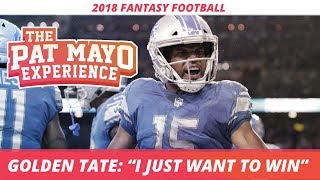 Golden Tate discusses what the Lions need to do to take the next step