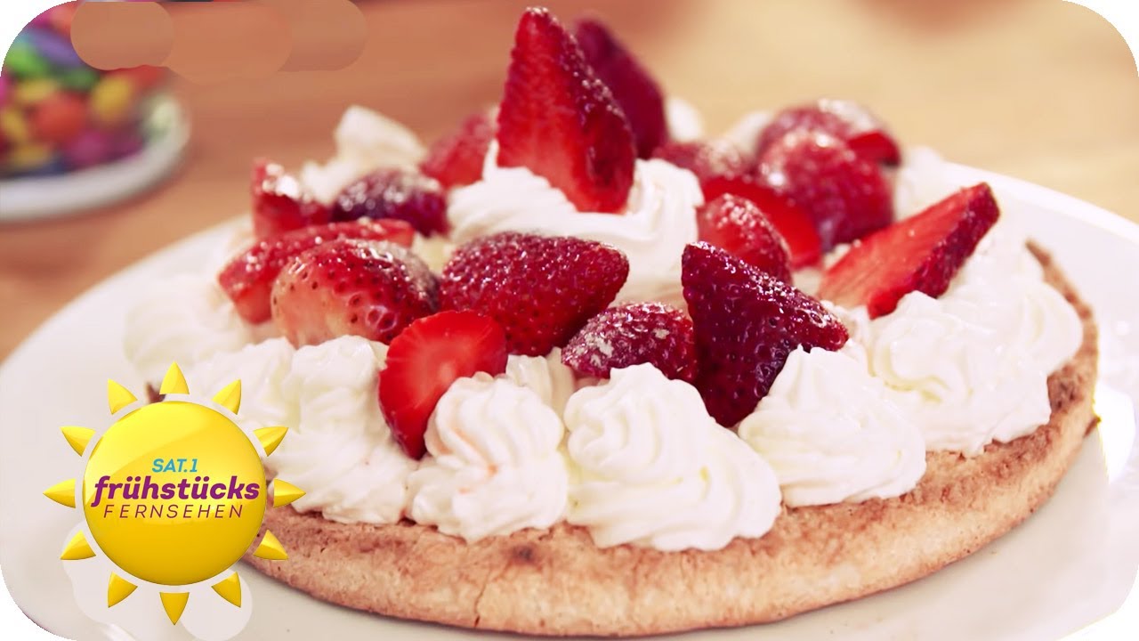 Lynn backt eine Makronentorte, ganz ohne Mehl! | SAT.1 Frühstücksfernsehen