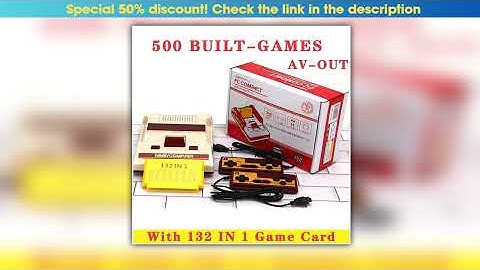 New 8 Bit Retro Classic AV Out TV Video Game Console Family Handheld Game Players For FC Game