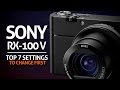 Top 7 Sony RX100 Mk V Settings to Change