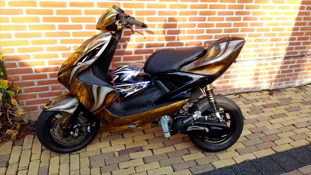 Yamaha Aerox Sprint Scooter DDL Tuned Stage 2 MHR 7t Yasuni C30 HPI 25PK  TOP 135 km/h 