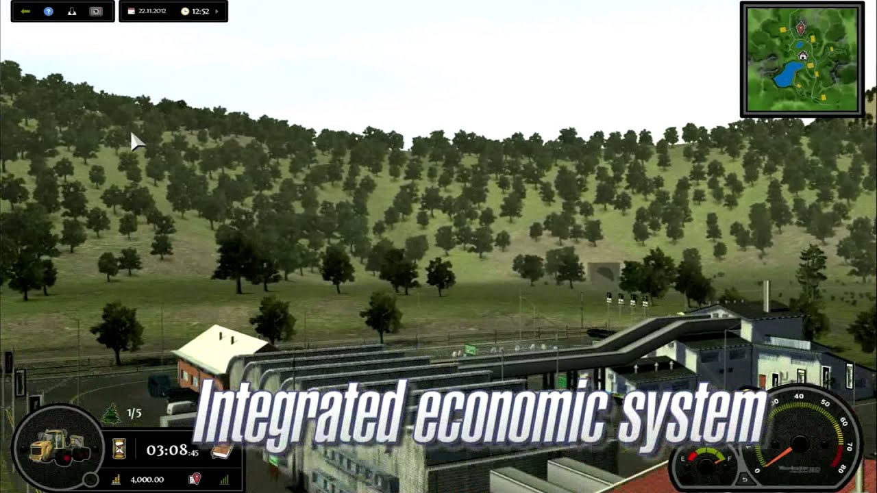 Video till Trailer för Woodcutter Simulator 2013