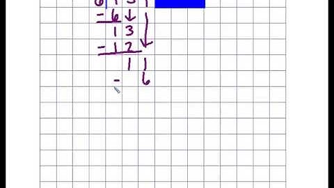 Division   Traditional Algorithm