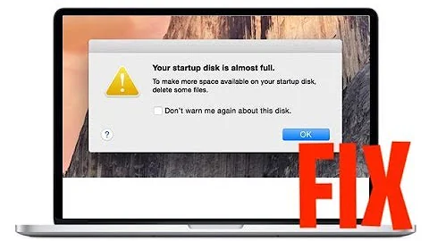 How to fix 'Your Startup Disk is Almost Full' on Mac/MacBook