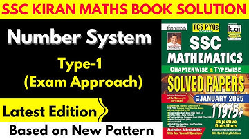 Number System SSC Kiran Maths Book Solution Type 1
