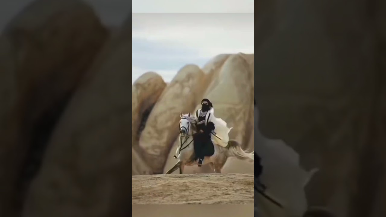 Horse riding by Muslim girls 