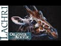 Giraffe oil over acrylic painting demonstration w/ Lachri