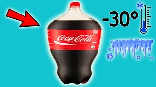 Что случилось с Бутылкой Кока Колы на Морозе -30 градусов?