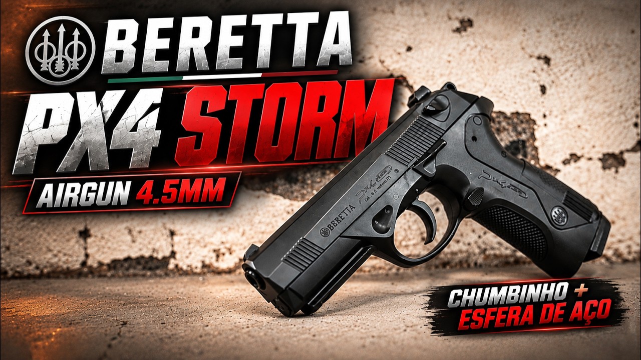 Pistola de Pressão Beretta PX4 Storm - 4,5mm - Umarex - Loja da