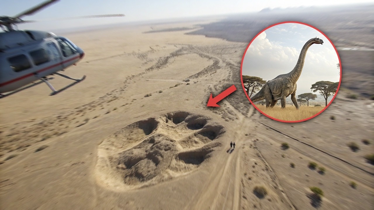 Наконец то Нашли Следы Динозавров