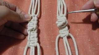Macrame Different  Bead Knot  Design Step By Step Tutorial