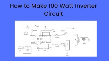 how to create a circuit diagram of 100 watt inverter with EdrawMax software
