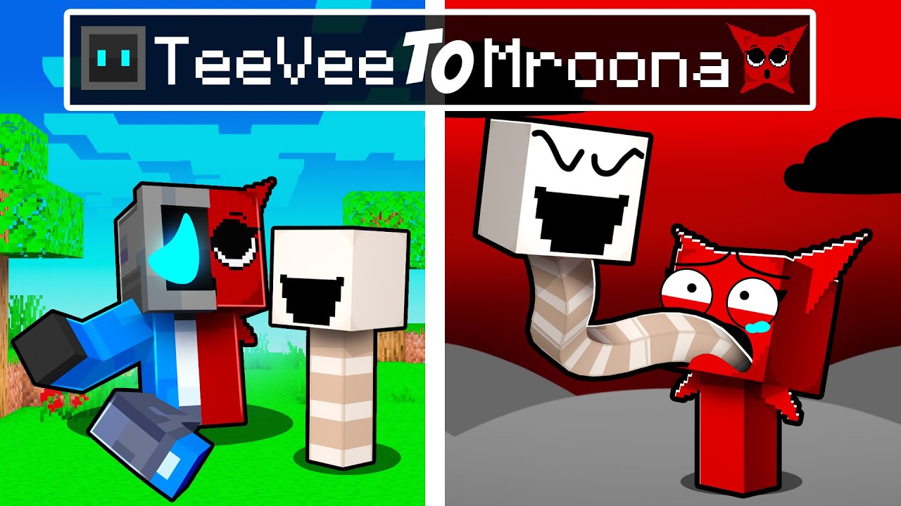 From TeeVee to MROONA in Minecraft!