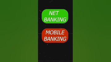 Net Banking Vs Mobile Banking | Net Banking Or Mobile Banking Me Kya Fark Hota Hai #shorts