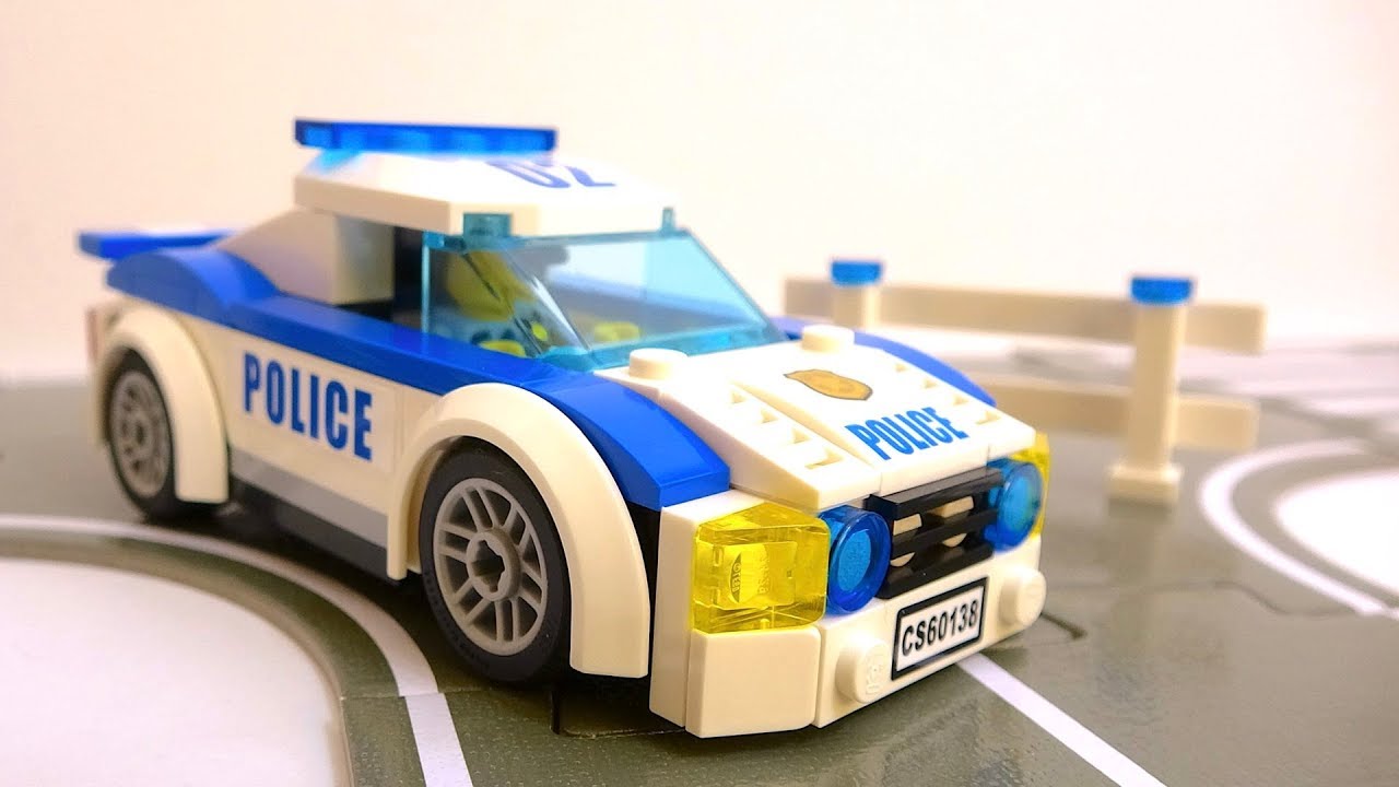 Building Police Sports Patrol Car | Learn Colors | Blocks Toys for Kids - YouTube